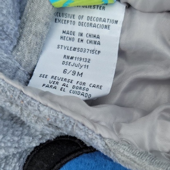 Disney Mickey Mouse Baby 6/9 Months One Piece Hooded Snow Suit - Picture 7 of 7